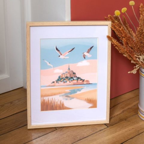 Kit de peinture au numéro - Mont Saint-Michel