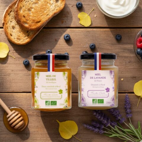 Duo de miels : lavande et tilleul