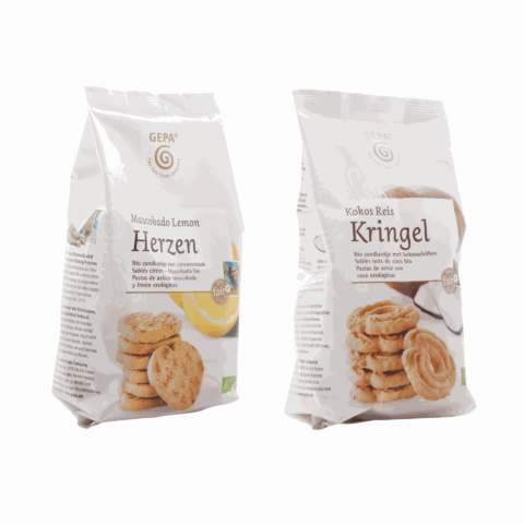 Lot de sablés noix de coco & citron