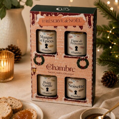 Coffret de 4 confitures - 2026 de Noël